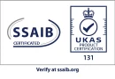 SSAIB and UKAS product certification logo